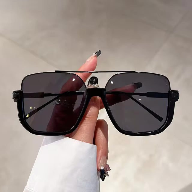 Icon Vintage Oversized Square Sunglasses