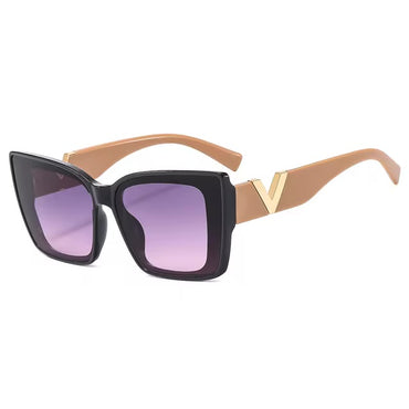 Diva Cat Eye Oversized Sunglasses