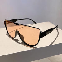 Eclipse Vintage Big Square Metal Sunglasses