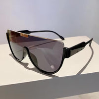 Eclipse Vintage Big Square Metal Sunglasses