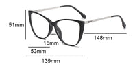 Vera Vintage Gradient Cat Eye Glasses