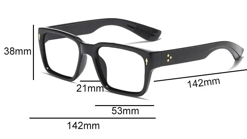 Orion Black Square Men's Glasses