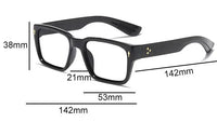 Orion Black Square Men's Glasses