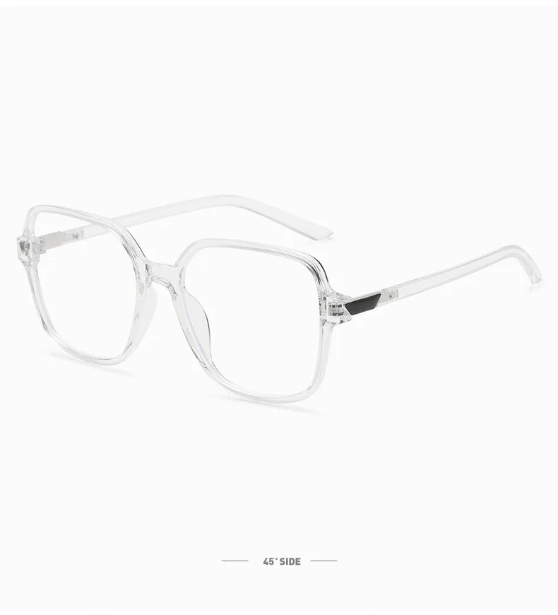 Zara Leopard Oversized Square Myopia Glasses