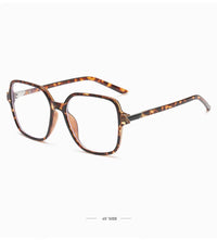 Zara Leopard Oversized Square Myopia Glasses